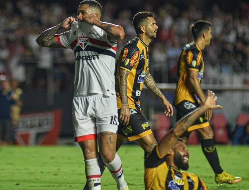 São Paulo cai para Novorizontino nos Pênaltis