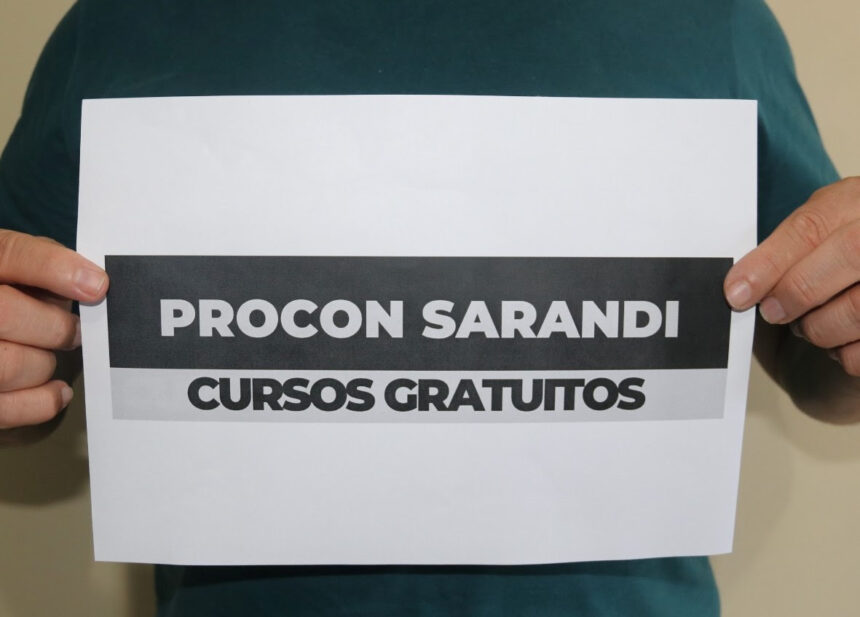 Procon Sarandi oferece 22 cursos gratuitos a distância com certificado da UNB