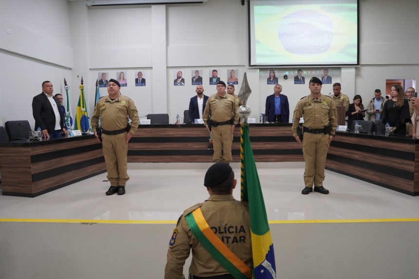 Prefeito Walter Volpato participa da troca de comando do 32° Batalhão da Polícia Militar de Sarandi