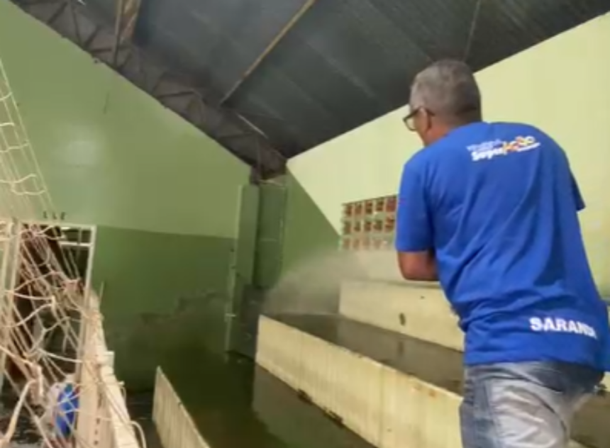 Prefeitura de Sarandi inicia “mutirão de limpeza” em espaços públicos esportivos e culturais